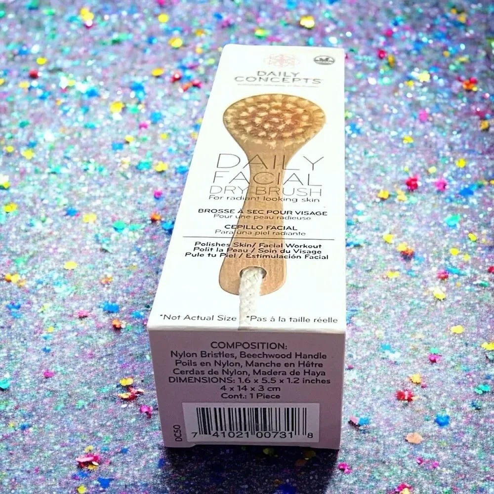 DAILY CONCEPTS Daily Facial Dry Brush MSRP $20 Brand New In Box